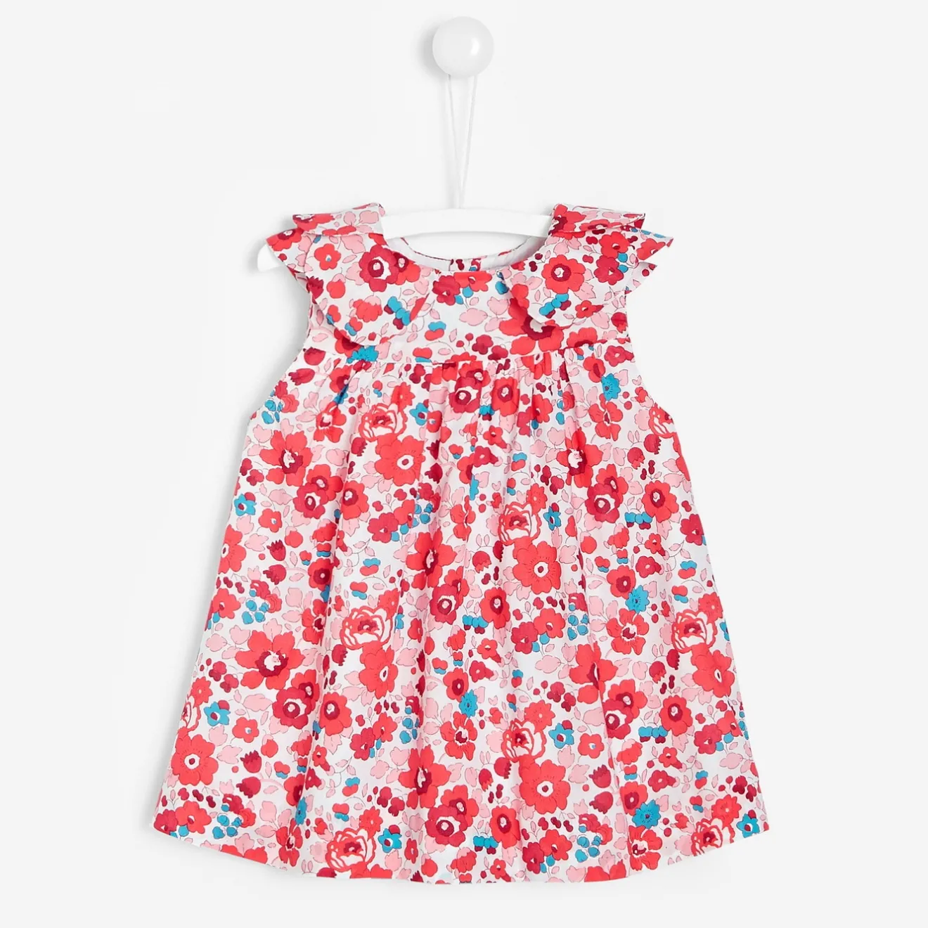 Robe-Jacadi Robe bébé fille en Liberty - lore MULTICO
