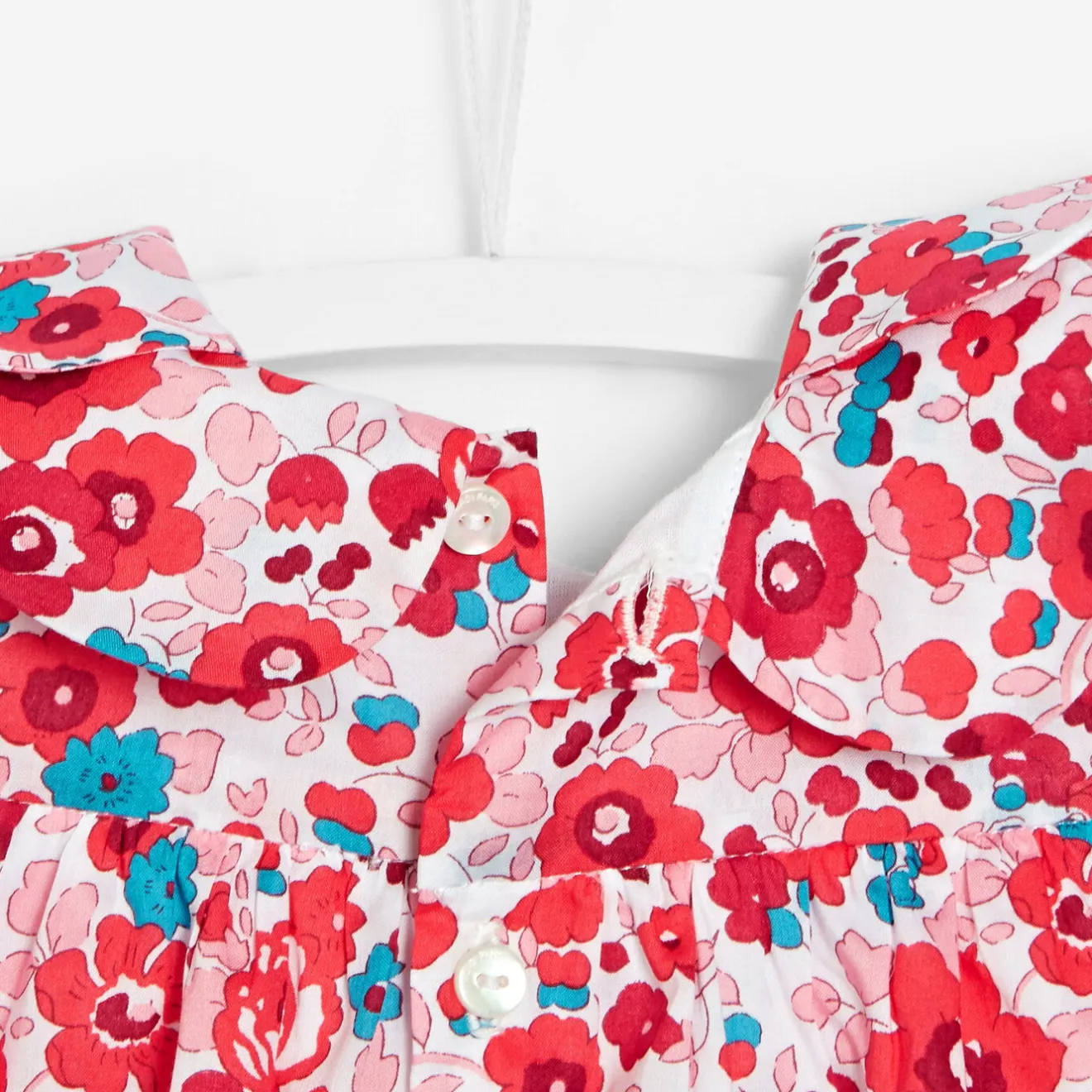 Robe-Jacadi Robe bébé fille en Liberty - lore MULTICO