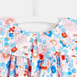 Robe-Jacadi Robe bébé fille en Liberty - lore MULTICO
