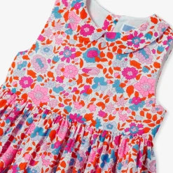 Robe-Jacadi Robe bébé fille en tissu Liberty - lore ORANGE/MULTICO