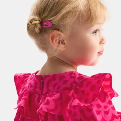 Robe-Jacadi Robe bébé fille en velours MULTICO