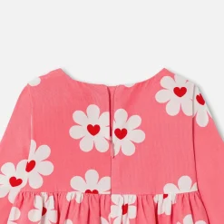 Robe-Jacadi Robe bébé fille en velours milleraies - lore ROSE/MULTICO