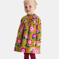 Robe-Jacadi Robe bébé fille en velours - CUMIN