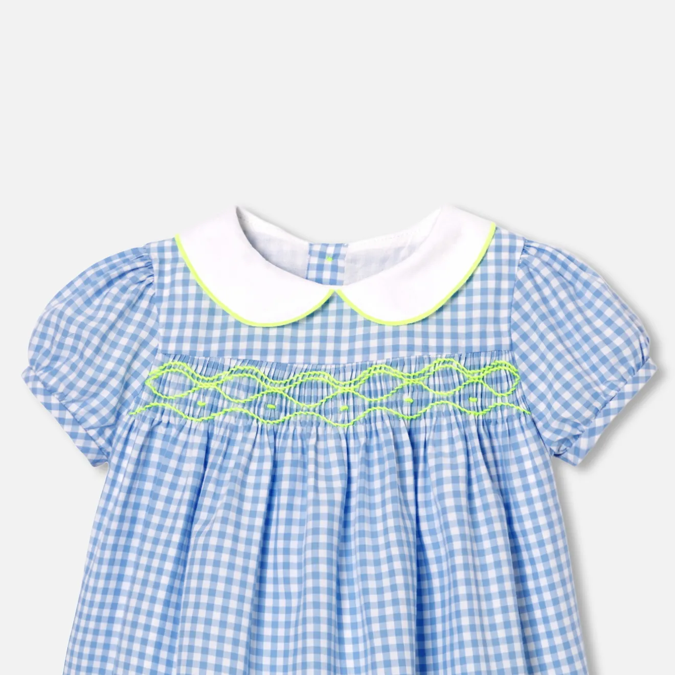 Robe-Jacadi Robe bébé fille manches courtes - BLEU/BLANC