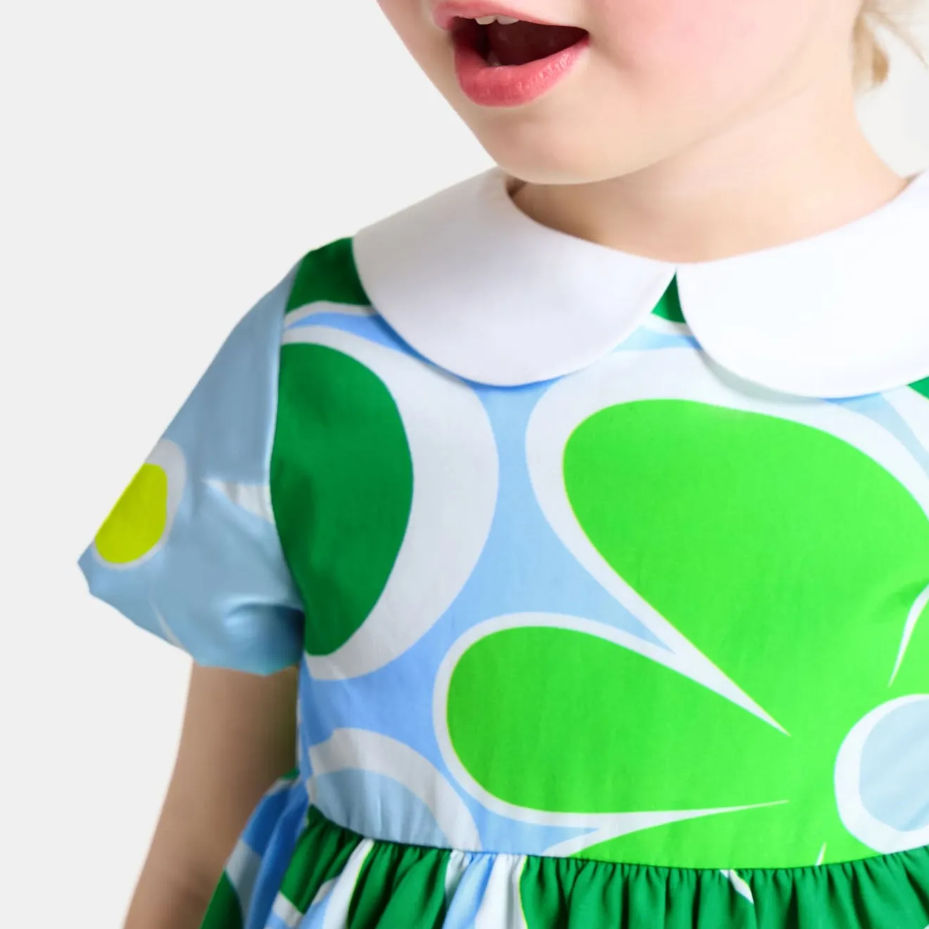 Robe-Jacadi Robe bébé fille manches courtes - lore BLANC/MULTICO
