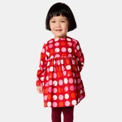 Robe-Jacadi Robe bébé fille manches longues - lore ROUGE/MULTICO