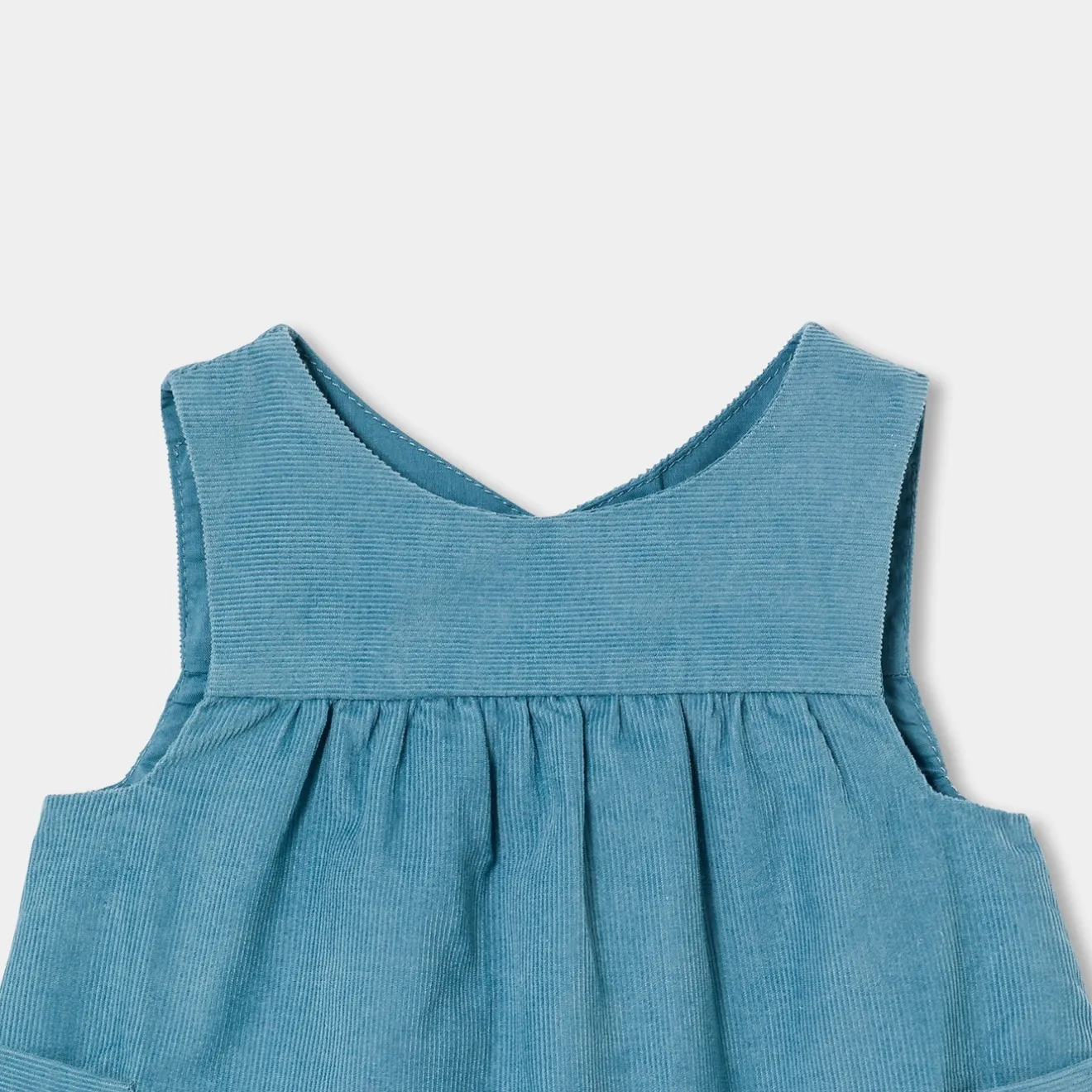 Robe-Jacadi Robe chasuble bébé fille en velours - BALTIQUE