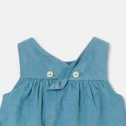 Robe-Jacadi Robe chasuble bébé fille en velours - BALTIQUE