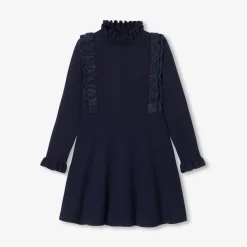 Robe Et Jupe-Jacadi Robe en tricot enfant fille - marine MARINE JACADI