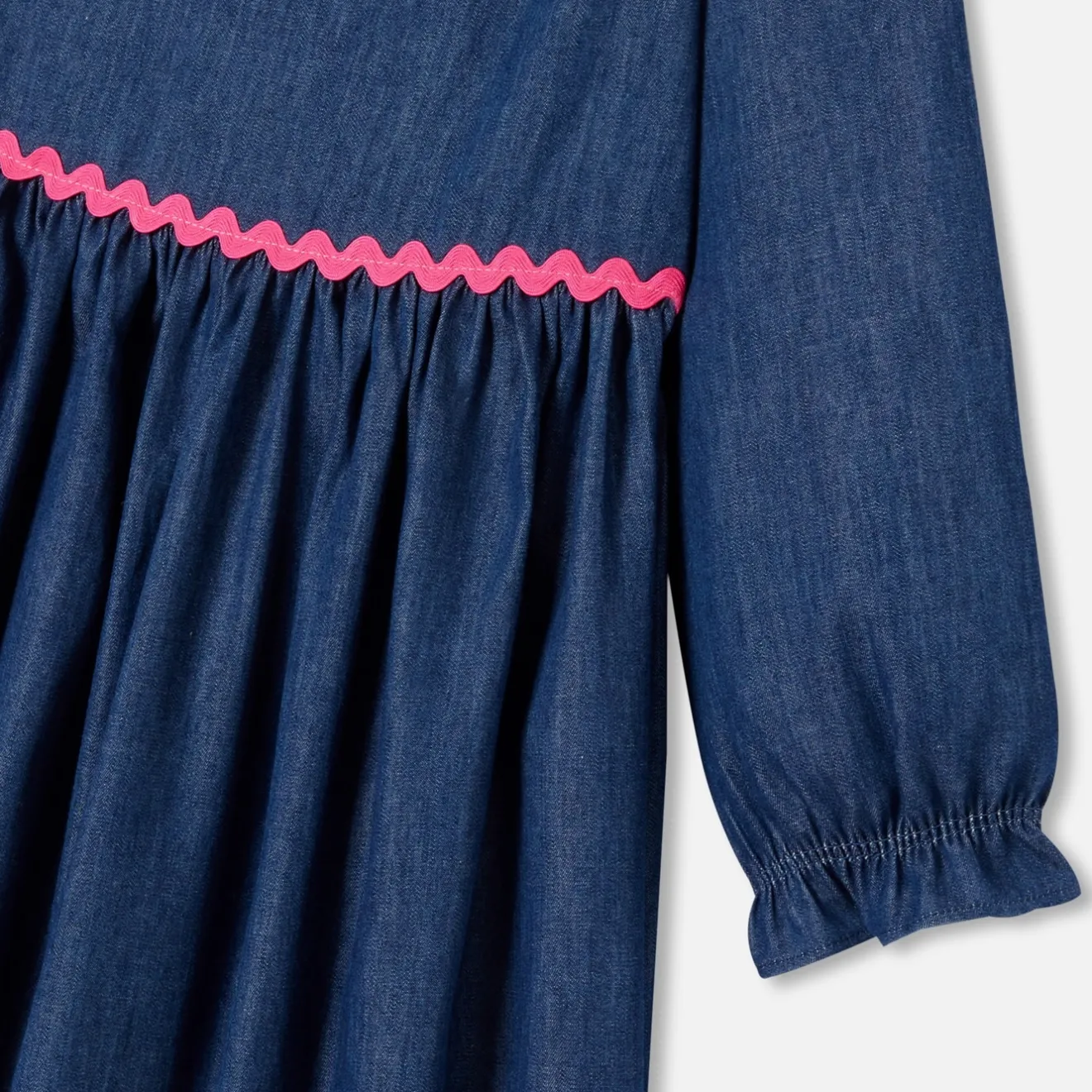 Robe Et Jupe-Jacadi Robe enfant fille en jean - BLEU DENIM