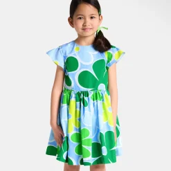 Robe Et Jupe-Jacadi Robe enfant fille en popeline - lore BLANC/MULTICO