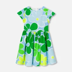 Robe Et Jupe-Jacadi Robe enfant fille en popeline - lore BLANC/MULTICO