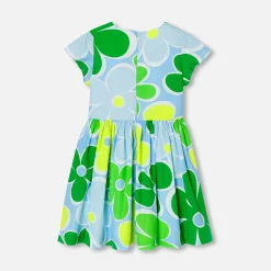 Robe Et Jupe-Jacadi Robe enfant fille en popeline - lore BLANC/MULTICO
