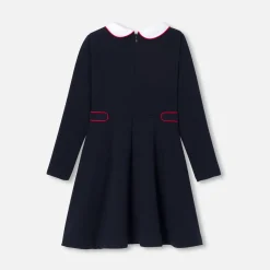 Robe Et Jupe-Jacadi Robe manches longues enfant fille - marine MARINE JACADI