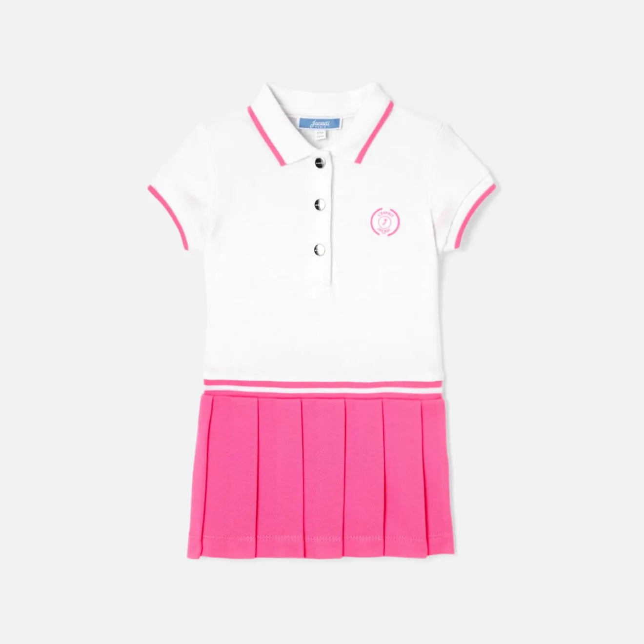 Robe-Jacadi Robe polo bébé fille - BLANC/ROSE