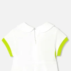 Robe-Jacadi Robe polo bébé fille - lore BLANC/MULTICO