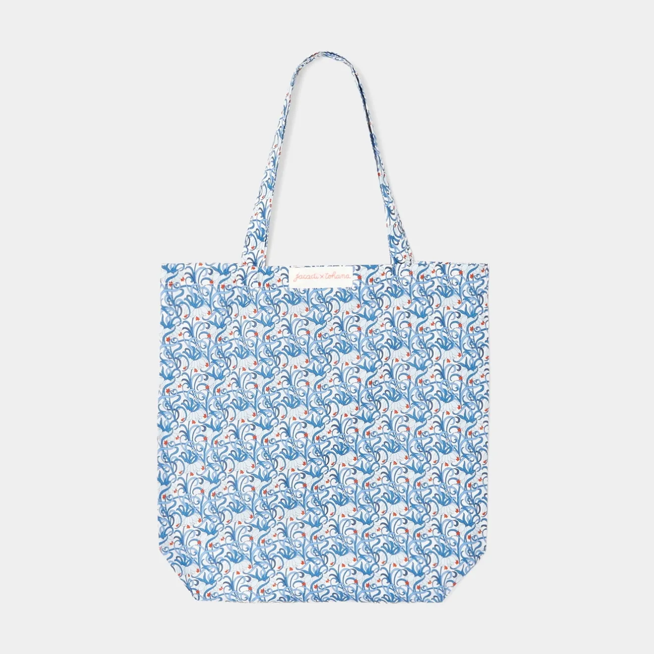 Accessoires-Jacadi Sac tissu en tissu Liberty - x Tohana - lore BLEU/MULTICO