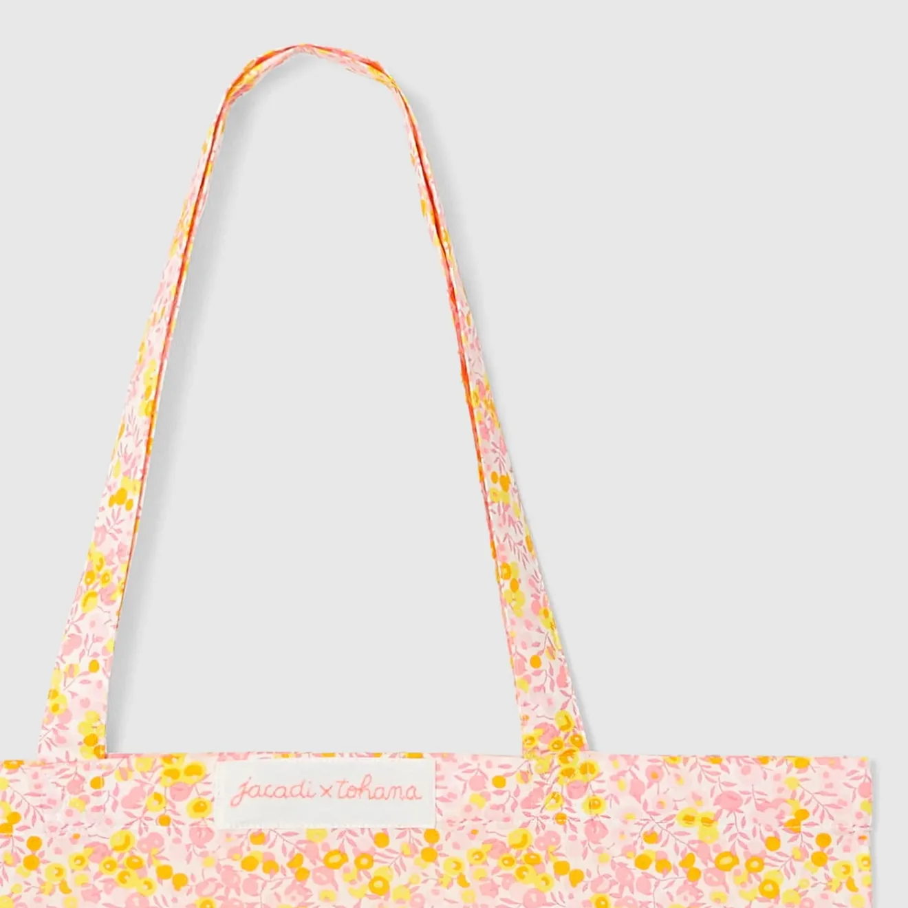 Accessoires-Jacadi Sac tissu en tissu Liberty - x Tohana - lore JAUNE/MULTICO