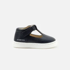 Nu-Pieds-Jacadi Salomés bébé garçon en cuir grainé - marine MARINE JACADI