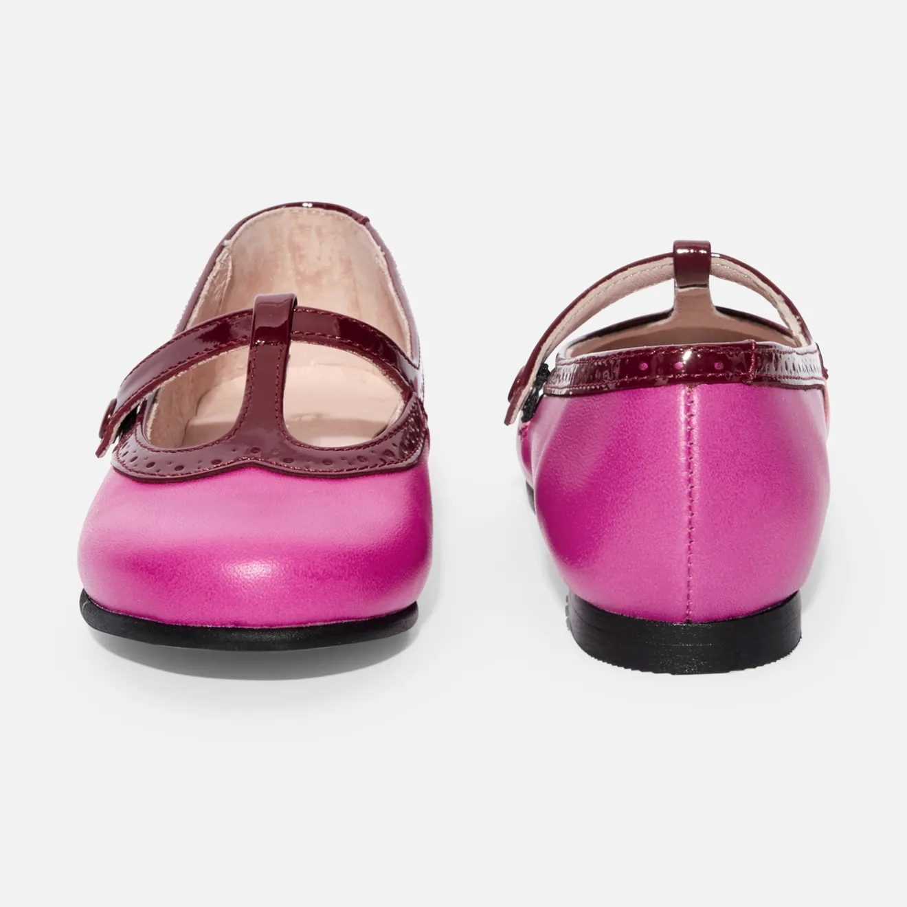 Babies, Charles Ix, Salomés Et Ballerines|Chaussures-Jacadi Salomés enfant fille en cuir - ROSE
