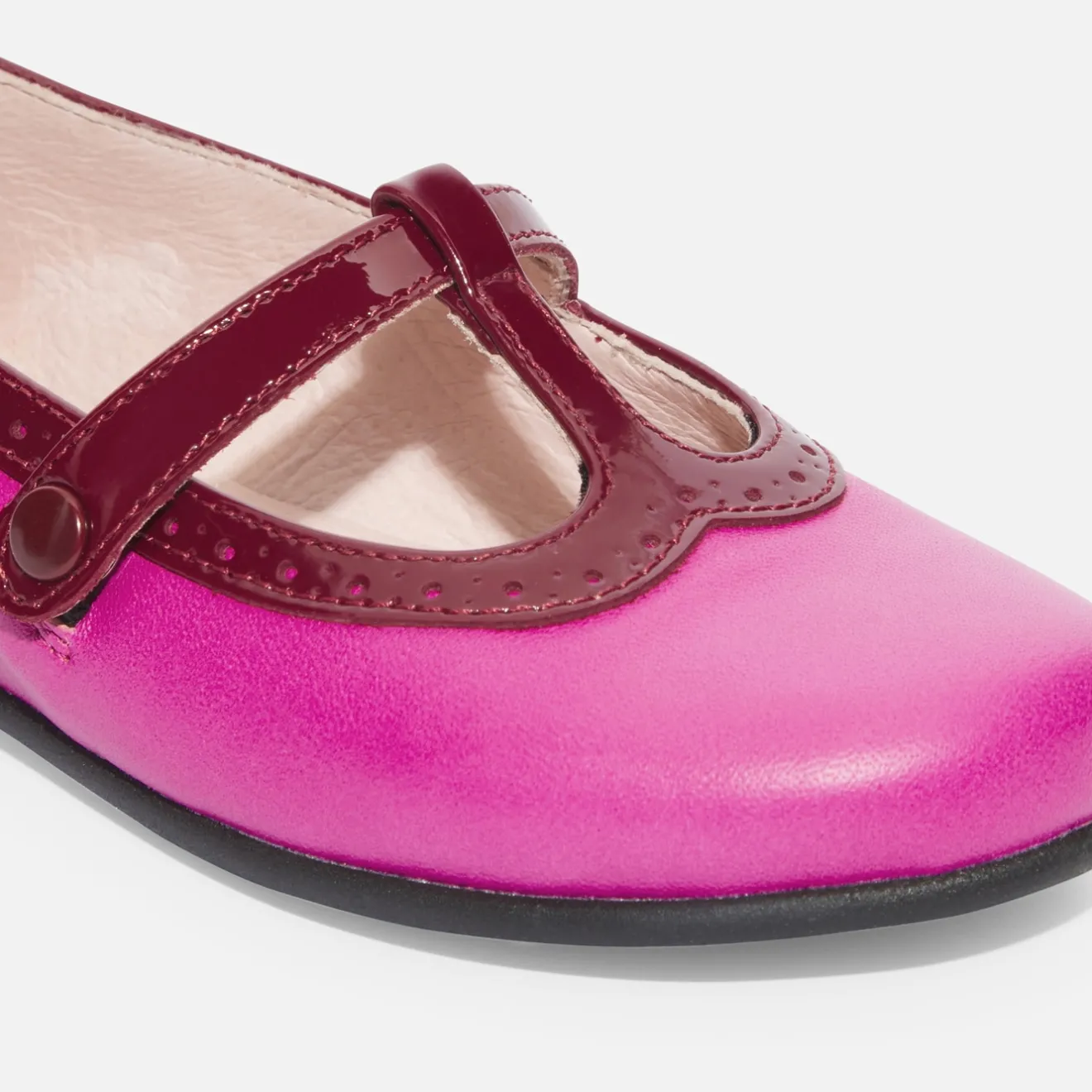 Babies, Charles Ix, Salomés Et Ballerines|Chaussures-Jacadi Salomés enfant fille en cuir - ROSE