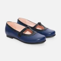 Babies, Charles Ix, Salomés Et Ballerines|Chaussures-Jacadi Salomés enfant fille en cuir - lore MULTICO