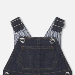 Combinaison, Salopette Et Ensemble|Combinaison Et Ensemble-Jacadi Salopette bébé en jean - DENIM FONCE
