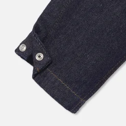 Combinaison, Salopette Et Ensemble|Combinaison Et Ensemble-Jacadi Salopette bébé en jean - DENIM FONCE