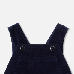Combinaison, Salopette Et Ensemble-Jacadi Salopette bébé garçon en velours - marine MARINE JACADI