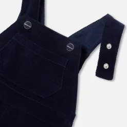 Combinaison, Salopette Et Ensemble-Jacadi Salopette bébé garçon en velours - marine MARINE JACADI