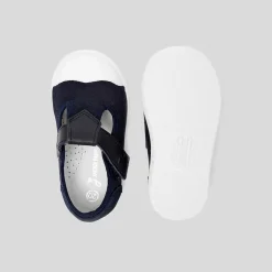 Nu-Pieds|Tennis En Toiles-Jacadi Sandalettes bébé garçon en toile - marine MARINE JACADI