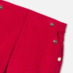 Short Et Combi-Short-Jacadi Short en velours enfant fille - ROUGE RUBIS