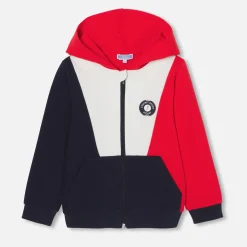 Pull, Sweat Et Cardigan|Pull, Sweat Et Cardigan-Jacadi Sweat à capuche enfant - lore MARINE/MULTICO