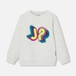 Pull, Sweat Et Cardigan-Jacadi Sweat enfant garçon en molleton - BEIGE CHINE