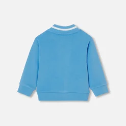 Pull, Sweat Et Cardigan-Jacadi Sweat zippé bébé garçon - CIEL