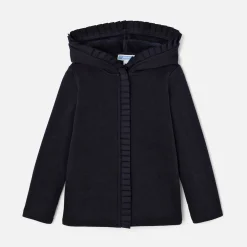 Pull, Sweat Et Cardigan-Jacadi Sweat zippé enfant fille - marine MARINE JACADI