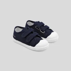 Tennis En Toiles|Baskets Et Tennis-Jacadi Tennis bébé garçon en toile - marine MARINE JACADI