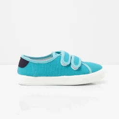 Tennis En Toiles|Baskets Et Tennis-Jacadi Tennis en toile enfant garçon - BLEU AQUA