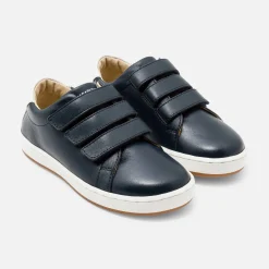 Baskets Et Tennis|Chaussures-Jacadi Tennis enfant garçon en cuir lisse - marine MARINE JACADI