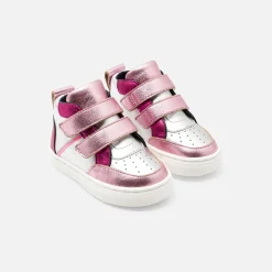 Baskets Et Tennis-Jacadi Tennis montantes bébé fille - lore ARGENT/MULTICO