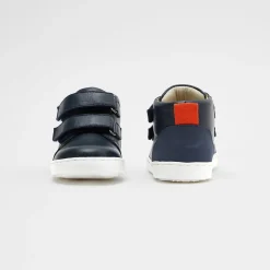 Baskets Et Tennis-Jacadi Tennis montantes bébé garçon en cuir lisse - marine MARINE JACADI