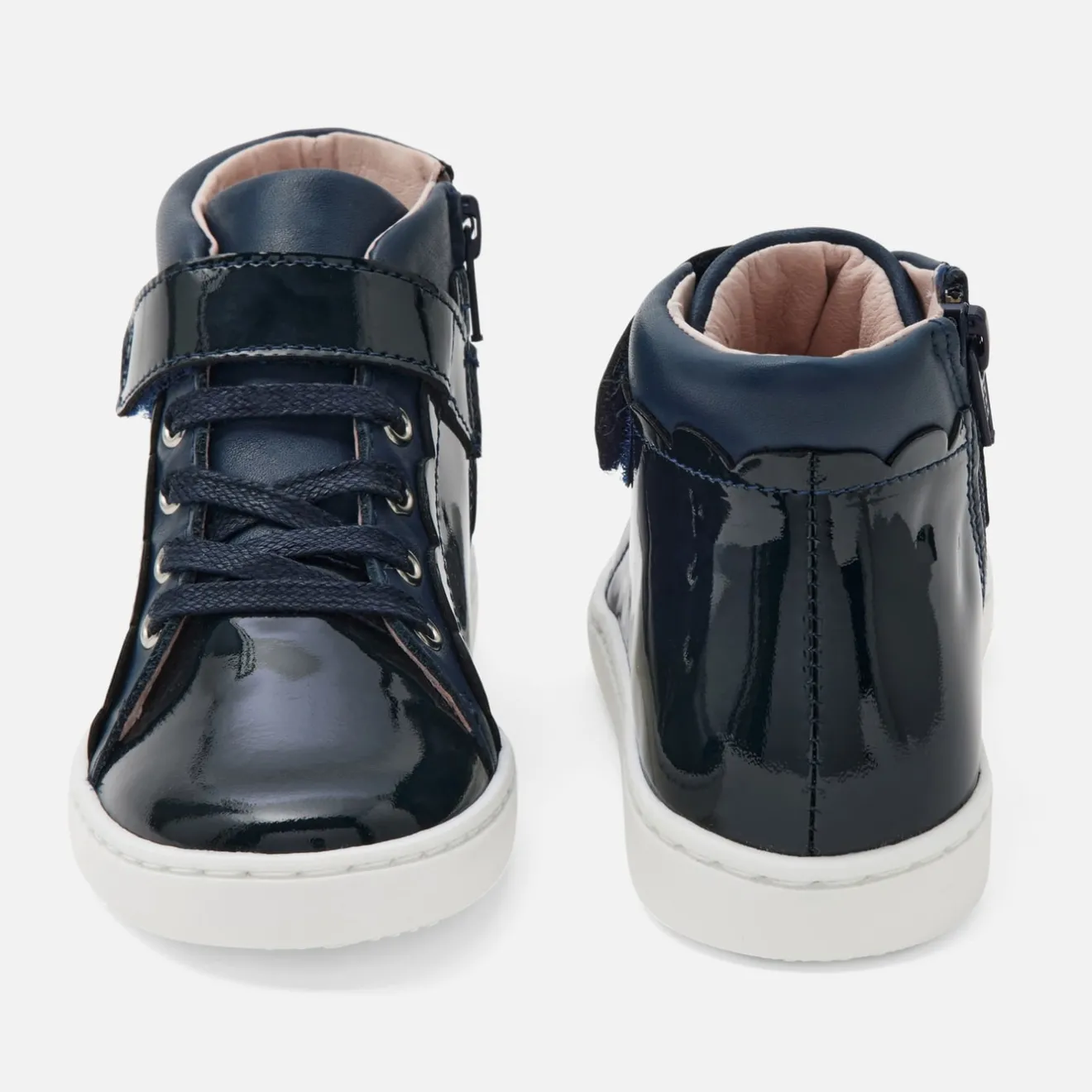 Baskets Et Tennis|Chaussures-Jacadi Tennis montantes enfant fille - marine MARINE JACADI