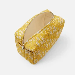 Sac À Langer, Trousse De Toilette|Sac À Langer Et Trousses De Toilette-Jacadi Trousse de toilette en tissu Liberty JAUNE/MULTICO