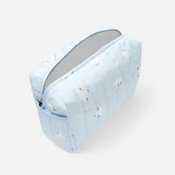 Sorties De Bain Et Peignoirs|Sac À Langer, Trousse De Toilette-Jacadi Trousse de toilette matelassée - BLANC/BLEU