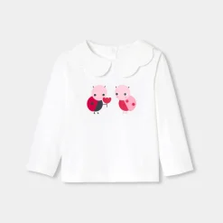 T-Shirt Et Polo-Jacadi T-shirt bébé fille manches longues - blanc BLANC JACADI