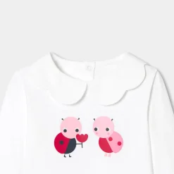 T-Shirt Et Polo-Jacadi T-shirt bébé fille manches longues - blanc BLANC JACADI
