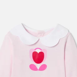 T-Shirt Et Polo-Jacadi T-shirt bébé fille manches longues - rose poudre ROSE POUDRE JACADI