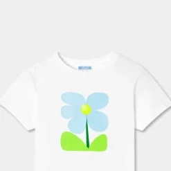 T-Shirt, Polo Et Sous-Pull-Jacadi T-shirt enfant fille manches courtes - blanc BLANC JACADI