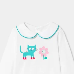 T-Shirt Et Polo-Jacadi T-shirt manches longues bébé fille - blanc BLANC JACADI