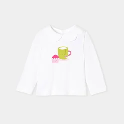 T-Shirt Et Polo-Jacadi T-shirt manches longues bébé fille - blanc BLANC JACADI